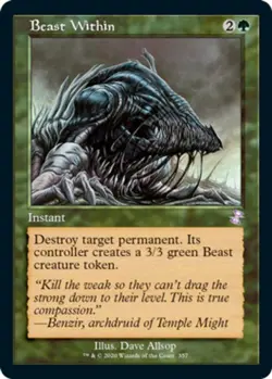 Hero Deal, English - 1 x MTG Beast Within Time Spiral Remastered - Image 1