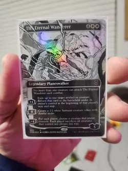The Eternal Wanderer (Borderless) (Step-and-Compleat Foil) Phyrexia: foil - Image 2