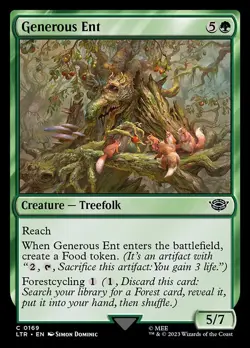 1x Generous Ent NM Eng MTG - LOTR: Tales of Middle Earth - Image 1