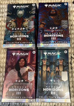 Modern Horizons 3 Commander Deck Display (Collector's Edition) NIB 4-Decks - Image 1