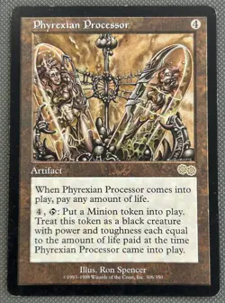 MTG Phyrexian Processor LP Rare 306/350 Urza's Saga - Image 1
