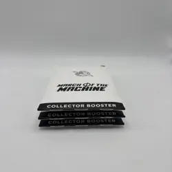 MTG March of the Machine Collector Booster Box Version Lot of 3 Sealed Packs - Image 4