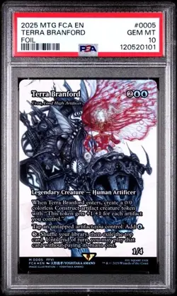 2025 MAGIC THE GATHERING FINAL FANTASY: TERRA BRANFORD FOIL PSA 10 - Image 1