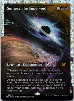 Sothera, the Supervoid (Showcase) (Fracture Foil) 386 EOE NM FOIL MTG - Image 1