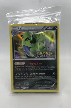 Pokemon XY Fates Collide Tyranitar XY130 Sealed Prerelease Promo Pack New - Image 1