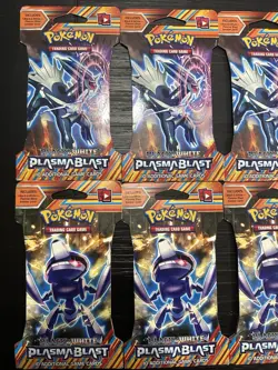 Pokemon TCG Black and White Plasma Blast Sleeved Booster Pack Lot of 12 Sealed - Image 2