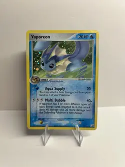 Vaporeon 19/115 *SWIRL* - Pokemon Unseen Forces (2005) - Holo Lp+ - Image 1