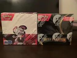 MEGA EVOLUTIONS ENHANCED BOOSTER BOX & DESTINED RIVALS BOOSTERBOX FACTORY SEALED - Image 1
