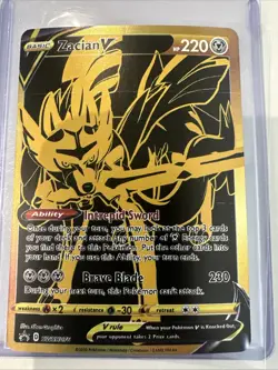 2019-2023 Pokemon SWSH Black Star Promos Zacian V #SWSH076 - Image 1