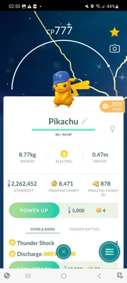 Pokemon Go Shiny Pikachu TCG Hat - Image 1