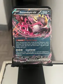Pokemon TCG Fezandipiti EX 038/064 Shrouded Fable Double Rare Holo - Image 1