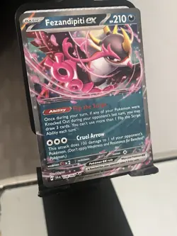 Pokemon TCG Fezandipiti EX 038/064 Shrouded Fable Double Rare Holo - Image 2