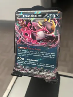 Pokemon TCG Fezandipiti EX 038/064 Shrouded Fable Double Rare Holo - Image 3