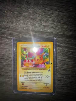 Pokemon Pikachu TCG Birthday Celebrations 25th Anniversary 2021 NM-M Condition - Image 4