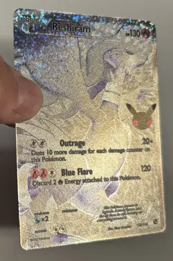Reshiram 113/114 Celebrations: Classic Collection Holo Pokemon TCG Shiny Mint LP - Image 3