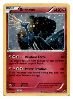 Xerneas #107/162 XY - BREAKthrough Pokemon tcg - Image 1