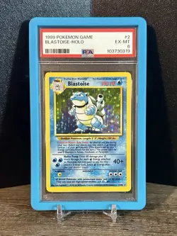 1999 Pokemon best Set Charizard Blastoise Venusaur Holos graded PSA 6 - Image 3