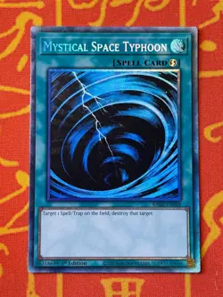 YUGIOH MYSTICAL SPACE TYPHOON COLLECTORS RARE NM RA02-EN048 - Image 1