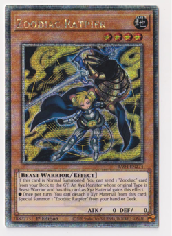 RA04-EN274 Zoodiac Ratpier (Quarter Century Rare) Yu-Gi-Oh! TCG - Image 1