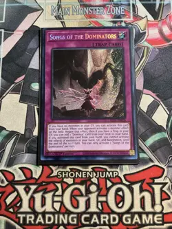 Songs Of The Dominators Secret Rare ALIN-EN078 Yugioh - Image 1