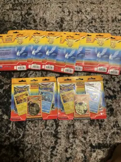 Pokemon - ⚡Enhanced ⚡2 Blister Pack Cards Articuno Zapdos Moltres Rare Lot - Image 1
