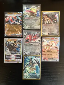 Pokemon Tcg Near Mint Ex V Vstar 7 Card Lot! Pidgeot Ex 164, Greninja Ex 106 ++ - Image 1