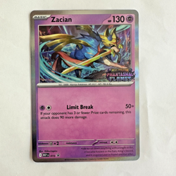 Zacian 015 Phantasmal Flames Stamp Promo Pre Release Card Near Mint Card - Image 1