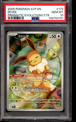 Eevee 173 Sv: Scarlet & Violet Promo Cards Holo PSA 10 - Image 1