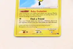 Pichu 11/17 Uncommon POP Series 9 Pokemon Card - Image 3