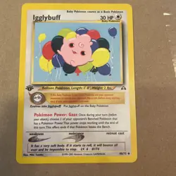 IGGLYBUFF - 1st Edition Neo Discovery - 40/75 - Uncommon - Pokemon Card - NM - Image 1