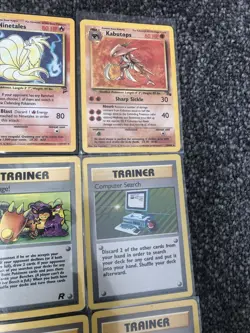 Pokemon Vintage Cards Fossil, Jungle, team rocket and Base 31 cards in total - Image 4