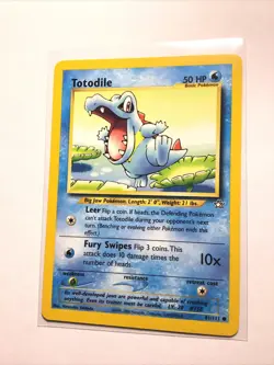 TOTODILE - 81/111 - Neo Genesis - Pokemon Card - LP - Image 1