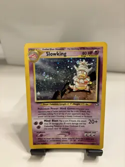 Pokemon TCG Slowking 14/111 Holo Rare Unlimited Neo Genesis Card- Small Crease - Image 1
