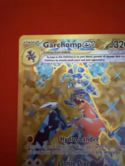 Garchomp EX Pokemon Card 320 HP Holo Promo 2023 Sonic Dive Hydro Lander - Image 3