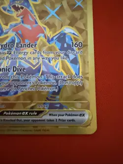 Garchomp EX Pokemon Card 320 HP Holo Promo 2023 Sonic Dive Hydro Lander - Image 5