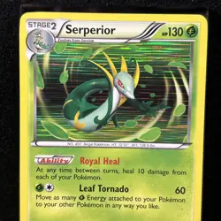 Serperior BW20 Black & White Black Star Promo Holo Pokemon Card - Image 3