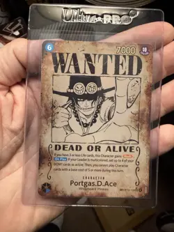 Portgas.D.Ace [Wanted] OP13-119 SEC One Piece Trading Card Game English Version - Image 1