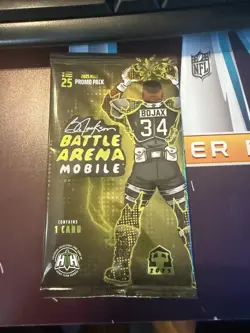 2025 BO JACKSON Battle Arena NSCC Mobile Cyber 1 Card Promo Pack - Image 1
