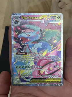 Mega Venusaur EX 177/132 (Mega Evolution) Pokemon Card Near Mint Condition - Image 3