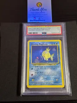 Pokemon TCG Unlimited Shining Magikarp Neo Revelation Holo Card 66/64 PSA 5 - Image 4
