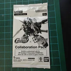 Gundam Card Game Collaboration Promo pack SD G Generation Eternal English TCG - Image 4