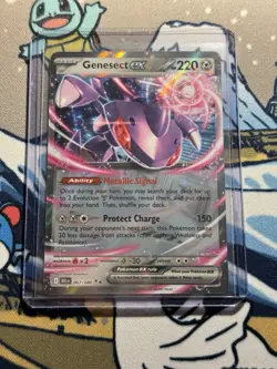 Pokemon TCG Genesect EX Black Bolt 67/86 Double Rare Holo Card Mint Condition - Image 1