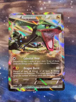 Pokemon TCG Rayquaza EX Holo Rare Card 85/124 Exalted Dragons Series - Image 1