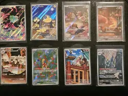 7 Pokemon Mega Evolution Full Art Cards And 1 Full Art From Black Bolt - Image 1