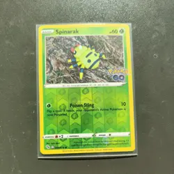 006/078 spinarak DITTO UNPEELED REVERSE HOLO POKEMON GO POKEMON CARD - Image 1