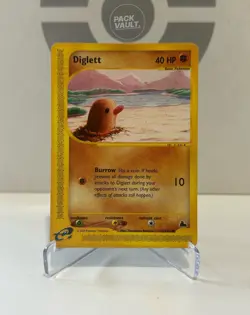 Diglett Pokemon 2003 TCG Card (Skyridge) # 50/144 Non Holo Vintage *LP* - Image 1