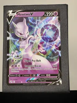Mewtwo V 030/078 Pokemon Go Ultra Rare Full Art Holo Card Pokemon TCG NM - Image 1