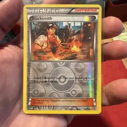 Blacksmith 88/106 Reverse Holo Flashfire Pokemon Card - 2014 - Image 1