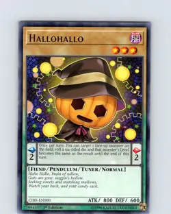 Yu-Gi-Oh TCG Hallohallo CIBR-EN000 1st Edition Regular Rare Card NM - Image 1