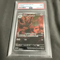 Pokemon Scizor TCG Holo Illustration Card Obsidian Flames 205/197 PSA 9 - Image 1